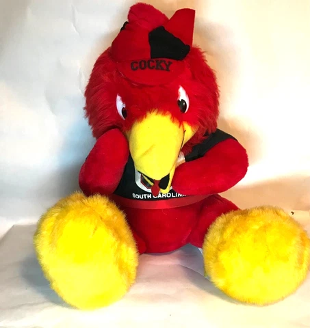 Vintage 1988 South Carolina Gamecocks Stuffed Plush Mascot Cocky 14 " Taiwan Cover