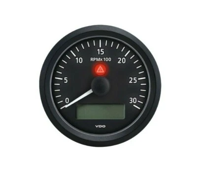 VDO MARINE 3-3/8″ (85MM) VIEWLINE TACHOMETER W/MULTI-FUNCTION DISPLAY 3000 RPM - Image 1 of 4
