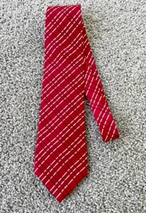 Fox News Channel Mens Necktie No Spin Zone 100% Silk Tie Red USA The Chairman - Picture 1 of 8