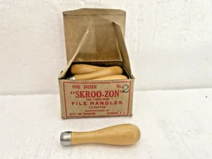 Lutz Skroo-Zon File Handle Wood #2 for 4" Files with Self Threading Insert T-2 - Picture 1 of 7