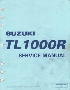 OEM Genuine Suzuki Dealer/Owner's Service/Repair Manual 1998 TL1000R - Picture 1 of 1