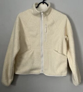 Neu Backcountry Ziegenfleece Reißverschluss vorne Jacke sandpiper gelb Damen S-Flor - Bild 1 von 4