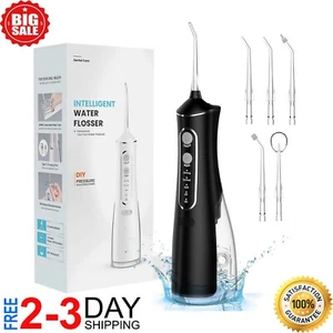 Cordless Water Flosser Dental Oral Irrigator Water Flosser Teeth Cleaner Travel - Picture 1 of 9