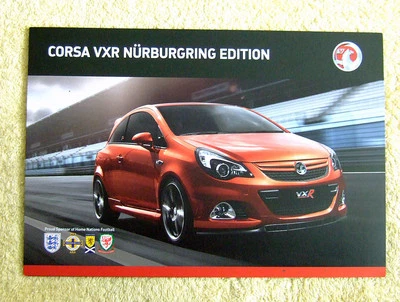 Vauxhall Corsa VXR Nurburgring Edition Brochure, June 2011 - Image 1 of 4