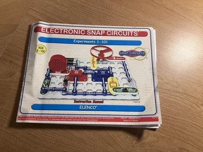 ELECTRONIC SNAP CIRCUITS Projects 1-101 instruction manual ONLY..2012 - Image 1 of 4