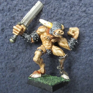 1988 Painted Chaos Minotaur Lord C34 Lord Duherst the Master Butcher Warhammer - Picture 1 of 3