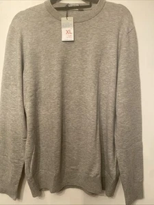 Crew Neck Grey Jumper Men’s XL BNWT - Picture 1 of 5