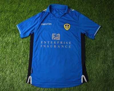 LEEDS UNITED 2012-2014 FOOTBALL SOCCER SHIRT JERSEY AWAY MACRON ORIGINAL SIZE M - Image 1 of 4