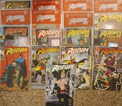 ROBIN #1-5 1-4 1-6 VOL 1-3 3 FULL MINI-SERIES COMIC LOT TIM DRAKE DC 17 Books - Image 1 of 4