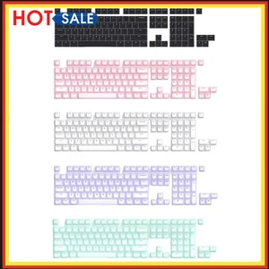 104 Stück Tastatur-Tastenkappen, Zubehör für geräuschlose Tastaturen für 21/61/8 - Afbeelding 1 van 18