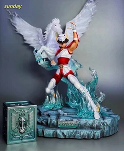 FOC Saint Seiya Pegasus Seiya Resina GK Estatua Pintada Anime Figura Estatua Stock - Imagen 1 de 4