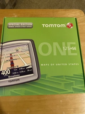 TomTom ONE 125 SE Portable Car GPS Navigator Maps Of United States FREE SHIPPING - Image 1 of 4
