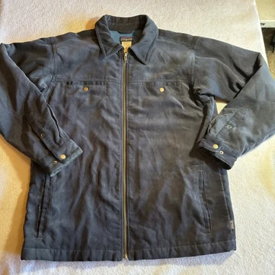 Patagonia Men's Cordwarmer Fleece Lined Jacket Blue Size Medium Zip Front - Image 1 of 4