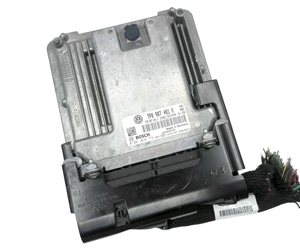 13 14 15 Volkswagen Touareg 3.0L TDI Diesel ECU ECM PCM Engine Control Computer - Image 1 of 1