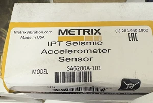 Metrix IPT Seismic Accelerometer Sensor Model SA6200A-101 NEW!!!! - Picture 1 of 2