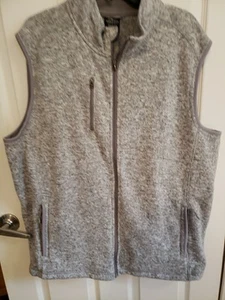 Charles River Apparel Men's Pacific Heathered Gray Vest Size 2XL - Picture 1 of 3