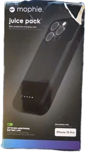 Mophie Juice Pack iPhone 15 Pro Battery Case - Legendary Power & Protection - Up - Picture 1 of 4