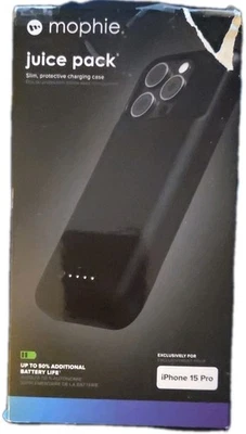 Mophie Juice Pack iPhone 15 Pro Battery Case - Legendary Power & Protection - Up - Image 1 of 4