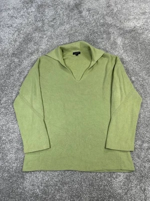 Rag & Bone Sweater Womens Medium Green Cotton Knit Pullover * - Image 1 of 4
