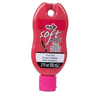 309-57 Soft Matte Fabric Paint 2oz, 2 Fl Oz (Pack of 1) True Red - Picture 1 of 2
