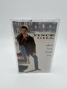 VINCE GILL WHEN LOVE FINDS YOU Cassette Tape OG 1994 Country Rock Pop Rare CS3 - Picture 1 of 4