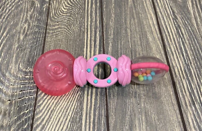 Mordedor de agua azul rosa para niños II Inc juguete sonajero de caramelo bebé niño pequeño niños P2305 Foto 1 de 2