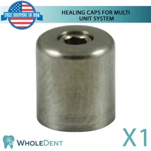 1x Healing Caps For Straight & Angulated Multi Unit 1.6mm Abutment Dental - Picture 1 of 4