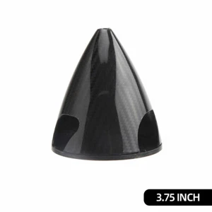 1piece 3.75" Carbon Fiber Spinner For RC Airplane 2 Blades Black - Picture 1 of 6
