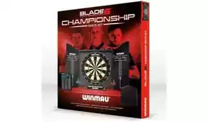 Winmau Blade 6 Championship Dartboard Game Core Cabinet and darts set edition - Picture 1 of 11