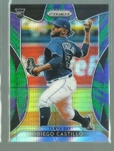 2019 Panini Prizm Prizms Hyper Purple and Green #240 Diego Castillo RC (re 82091 - Picture 1 of 1