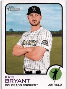 KRIS BRYANT 2022 Topps Heritage High Numbers #600 Rockies - Picture 1 of 2
