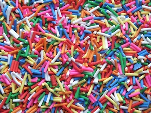 NEU 20g Beutel GEFÄLSCHTE LEBENSMITTEL Polymer Ton Eis Streusel 100er & 1000er Topping - Bild 1 von 4