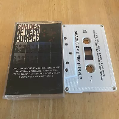 Deep Purple - Shades Of Vintage Deep Purple  1968  (Cassette Tape)  USA IMPORT - Image 1 of 3