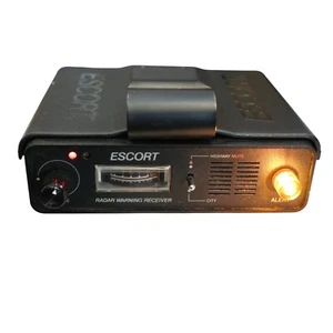 Vintage Cincinnati Microwave Escort Radar Detector Warning W/ Case - Picture 1 of 9