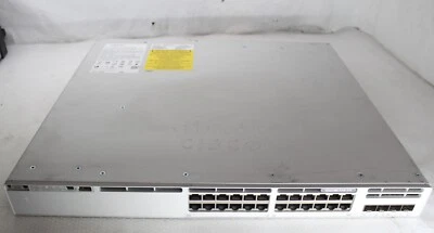 Cisco Catalyst C9300L 24-Port PoE+ Ethernet Switch C9300L-24P w/1*PSUs *READ* - Image 1 of 4