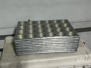 *Qty 10* Wear-Ever 5327 24-Cup Aluminum Cupcake Muffin Pan Heavy Commercial - Picture 1 of 7