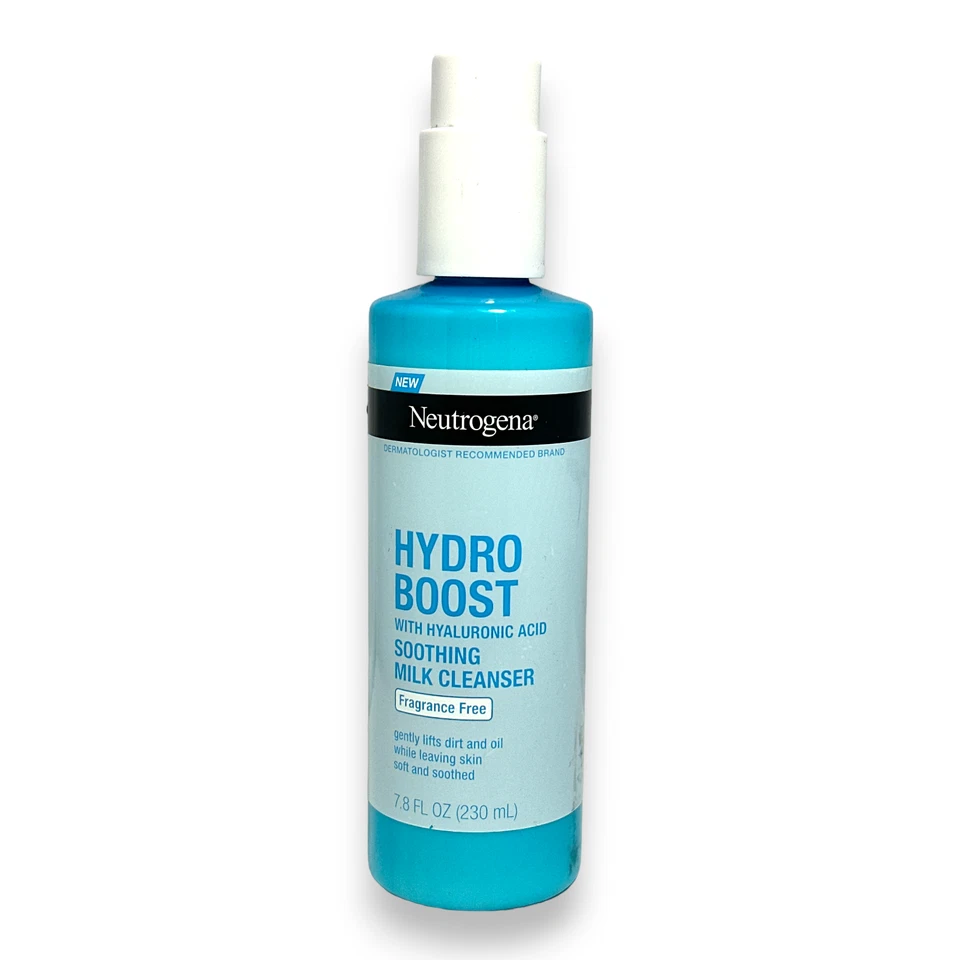 Neutrogena Hydro Boost Soothing Milk Cleanser 7.8oz Fragrance HA