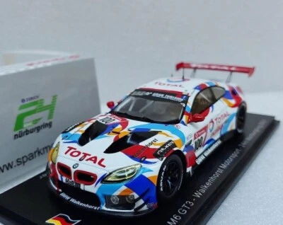 BMW M6 GT3 No.100 24H Nürburgring 2021 Spark 1/43 #SG773 - Imagem 1 de 2