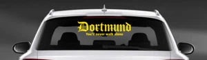 Dortmund You'll never walk alone Aufkleber ca. 60 cm GELB - Bild 1 von 1