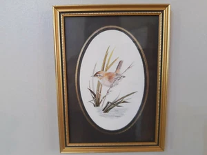 Small Wall Hanging Bird Art Picture Animal Framed Decoration Wall Art Picture - Picture 1 of 7