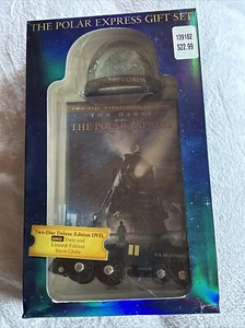 The Polar Express 2 Disc Deluxe Edition DVD Gift Set With Train & Snow Globe NEW - Picture 1 of 4