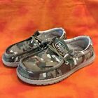 Hey Dude Wally Youth Shoes Camouflage Multi Camo Size 5 Y