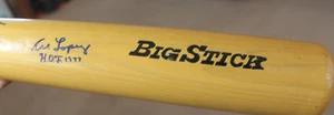 "AL LOPEZ" HALL OF FAME SIGNED BASEBALL BAT (JSA) - Picture 1 of 4