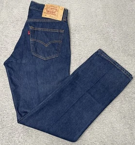 Vintage 90s Levi's 501 Butterfly Blue Denim Jeans Mens 34x32 Made In Mexico - Picture 1 of 12