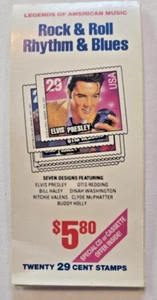 U.S. BKLT OF 20 SCOTT# BK204 29cent 1993 ROCK&ROLL/RHYTHM&BLUES VG complete - Picture 1 of 3