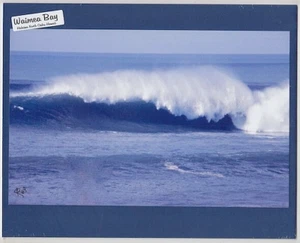 1969 DECEMBER 50 FOOT+ WAVE, WAIMEA BAY, HALEIWA, OAHU GICLEE ON 8x10 BLUE MATT - Picture 1 of 1
