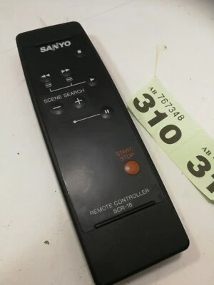 SANYO CAMCORDER REMOTE CONTROL SCR-18 SCR18 - Image 1 of 4