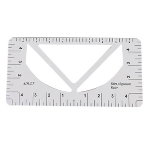 Easy to Use T Shirt Guide Calibration Tool V Shaped Four Piece Ruler Set - Picture 1 of 19