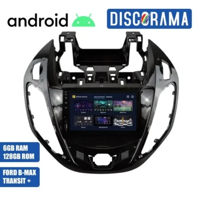 AUTORADIO ANDROID 6/128GB FORD B-MAX TRANSIT 2012-2017 STEREO AUTO TOUCH 7" WIFI - Immagine 1 di 4