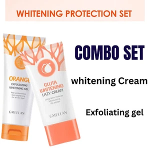 Set Whitening Cream Facial Gluta Gmeelan Lazy Term Makeup Gel Cleaner Blackhead - Bild 1 von 11